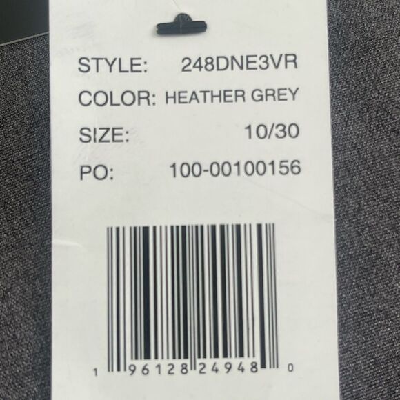 Violet and Roses - Women’s Dress Pants with tie belt. Size: 19/30 Color: Gray - Picture 4 of 8